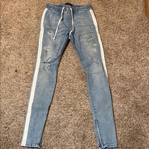 Pacsun zipper jogger jeans